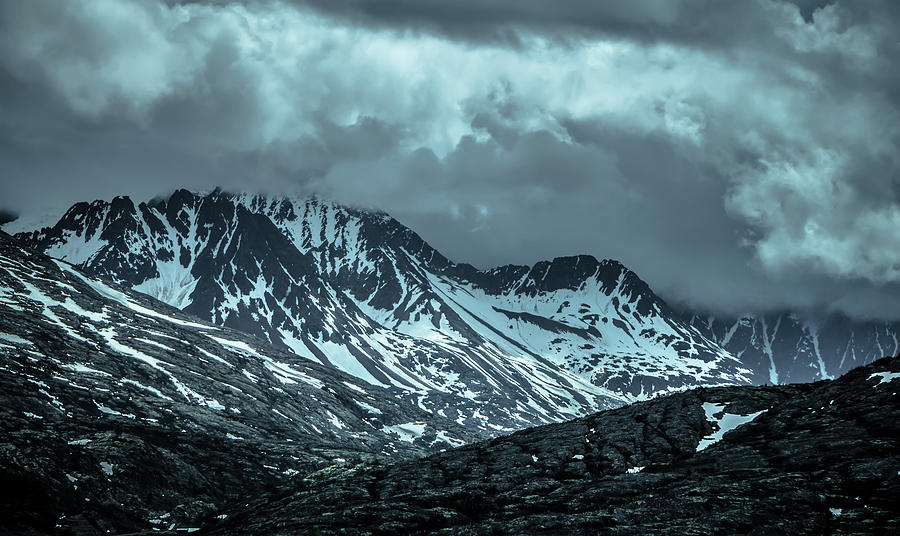 Rocky Mountains Nature Scenes On Alaska British Columbia Border #15 Photograph by Alex Grichenko