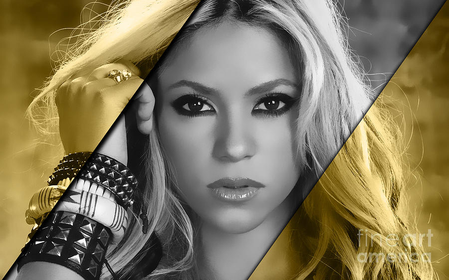 Shakira Mixed Media - Shakira Collection #15 by Marvin Blaine