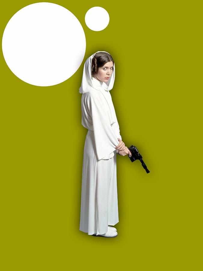 Star Wars Mixed Media - Star Wars Princess Leia Collection #15 by Marvin Blaine
