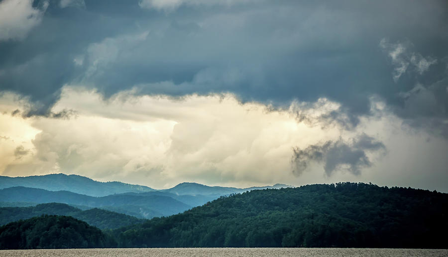 Stormy Landscape Over Lake Jocassee South Carolina #15 Photograph by Alex Grichenko