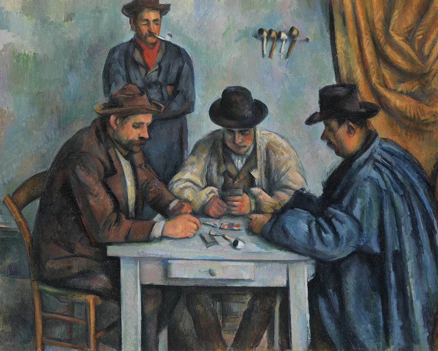 The Card Players #15 Painting by Mountain Dreams