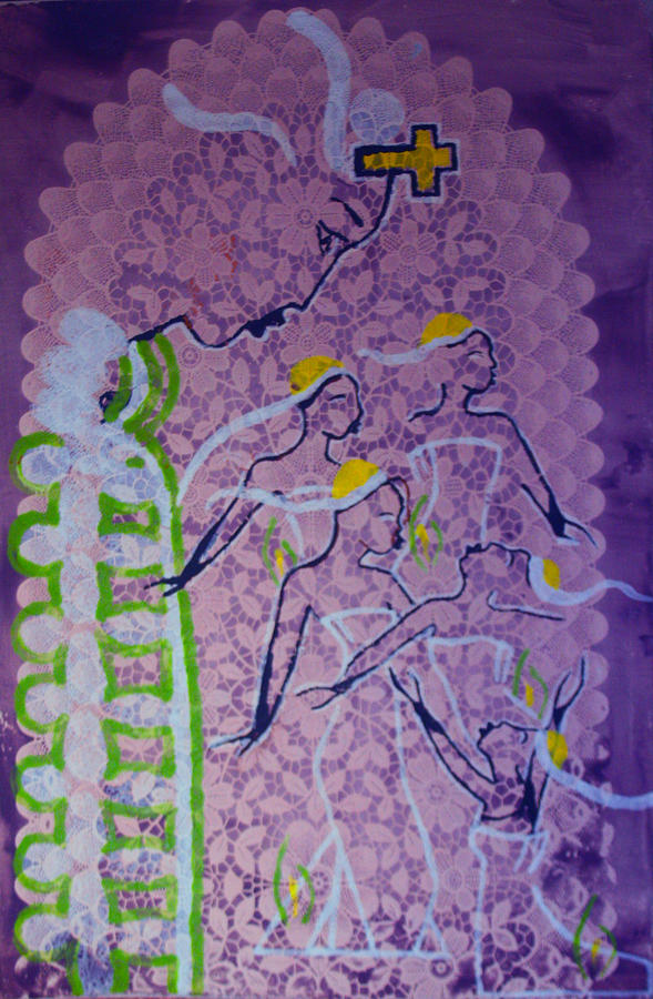 The Wise Virgins #15 Painting by Gloria Ssali