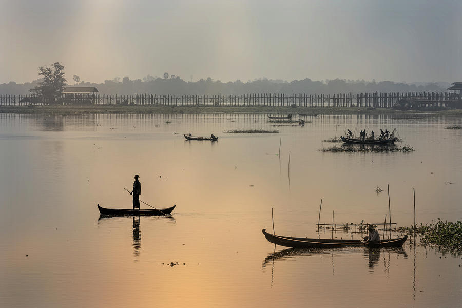 U Bein Bridge - Myanmar #15 Photograph by Joana Kruse