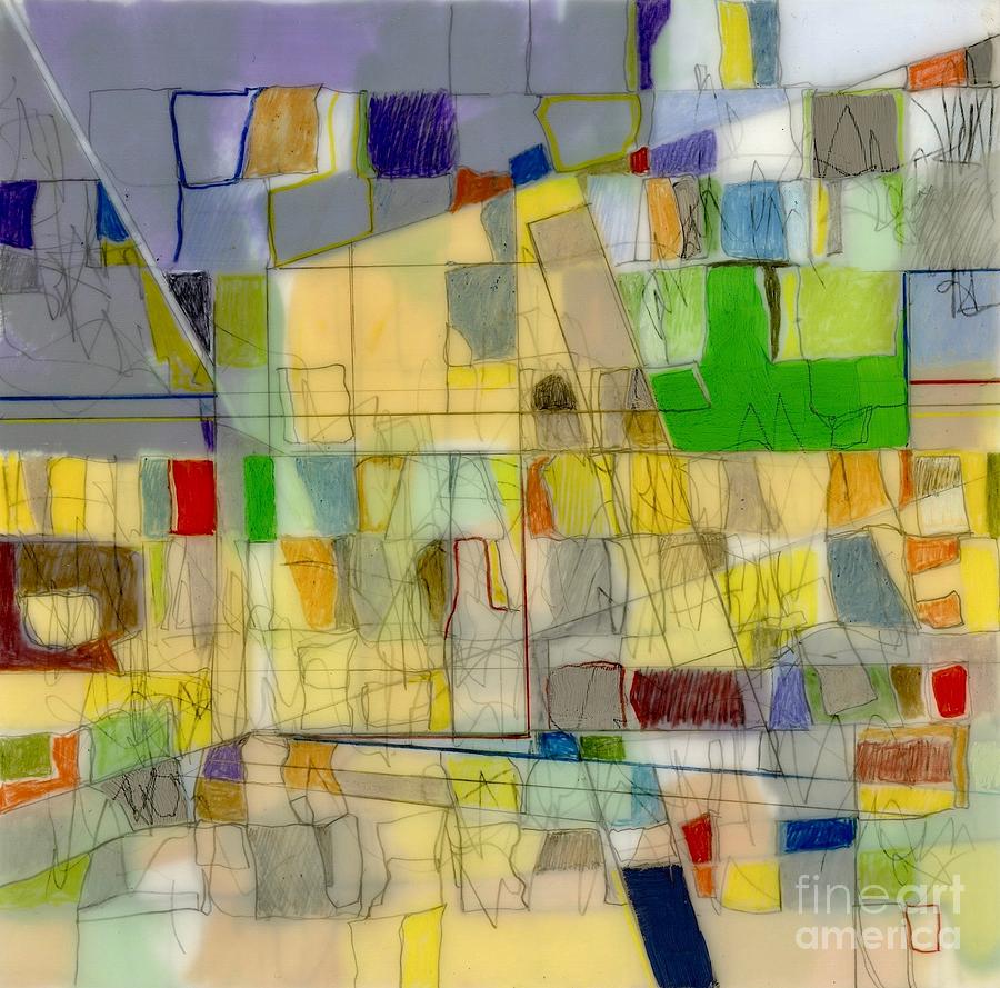 Abstract Mixed Media - Untitled #15 by Jeffrey Hicks
