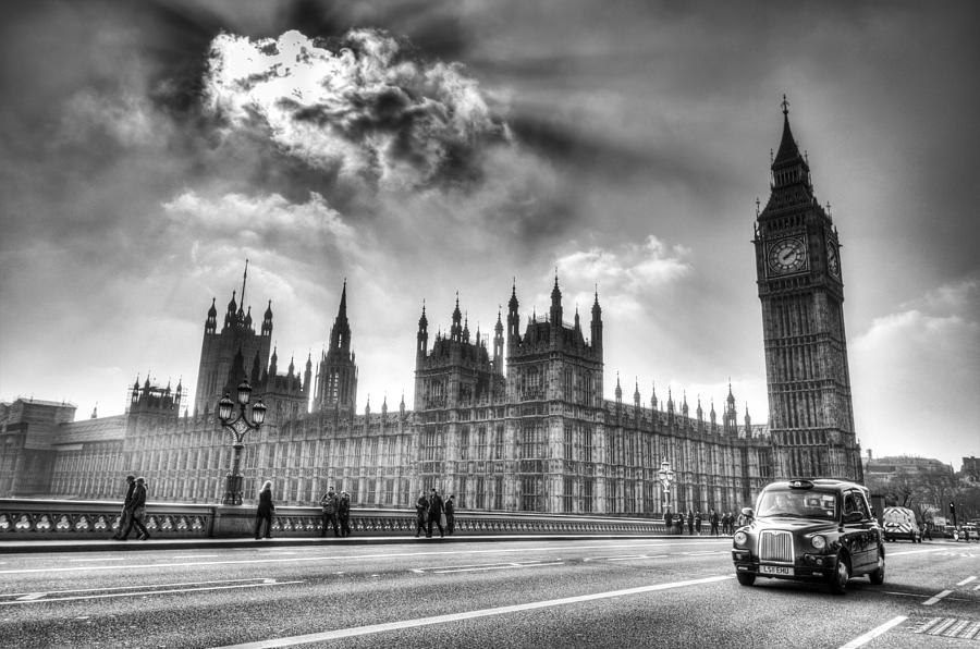 Big Ben Photograph - Westminster Bridge London #15 by David Pyatt