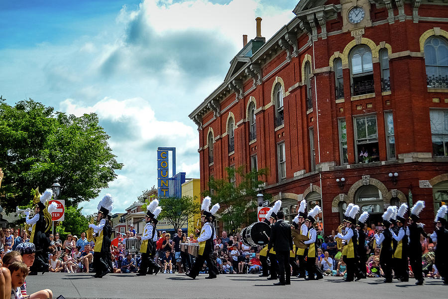 150th Marching of the Doylestown Parade Photograph by Michael Brooks