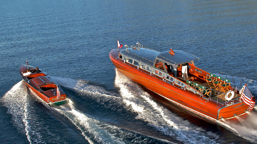 Classic Wooden Runabouts #151 Photograph by Steven Lapkin