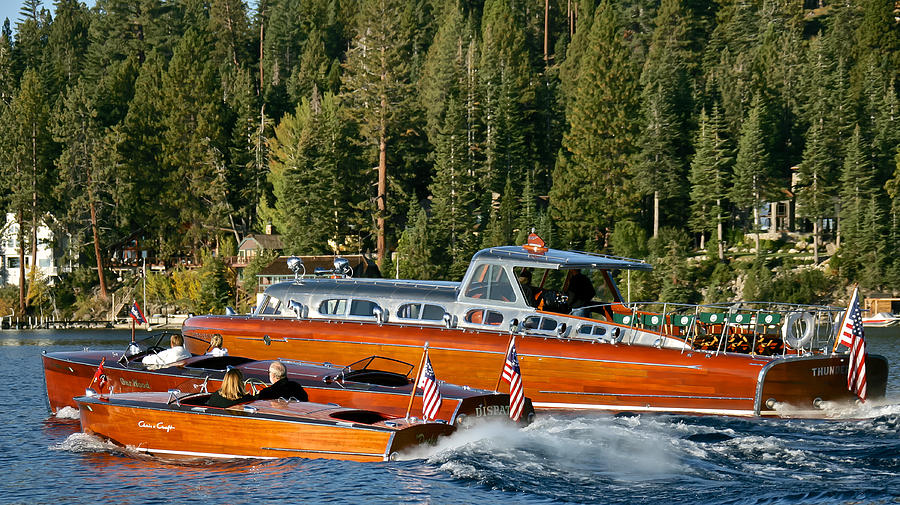 Classic Wooden Runabouts #152 Photograph by Steven Lapkin