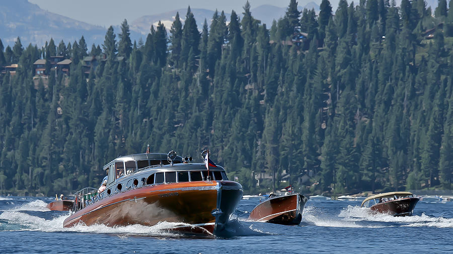 Classic Wooden Runabouts #132 Photograph by Steven Lapkin