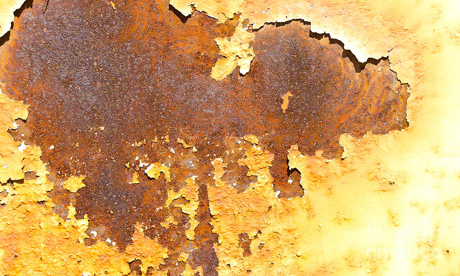 Abstract Rusted Graffiti Metal #16 Photograph by ELITE IMAGE photography By Chad McDermott