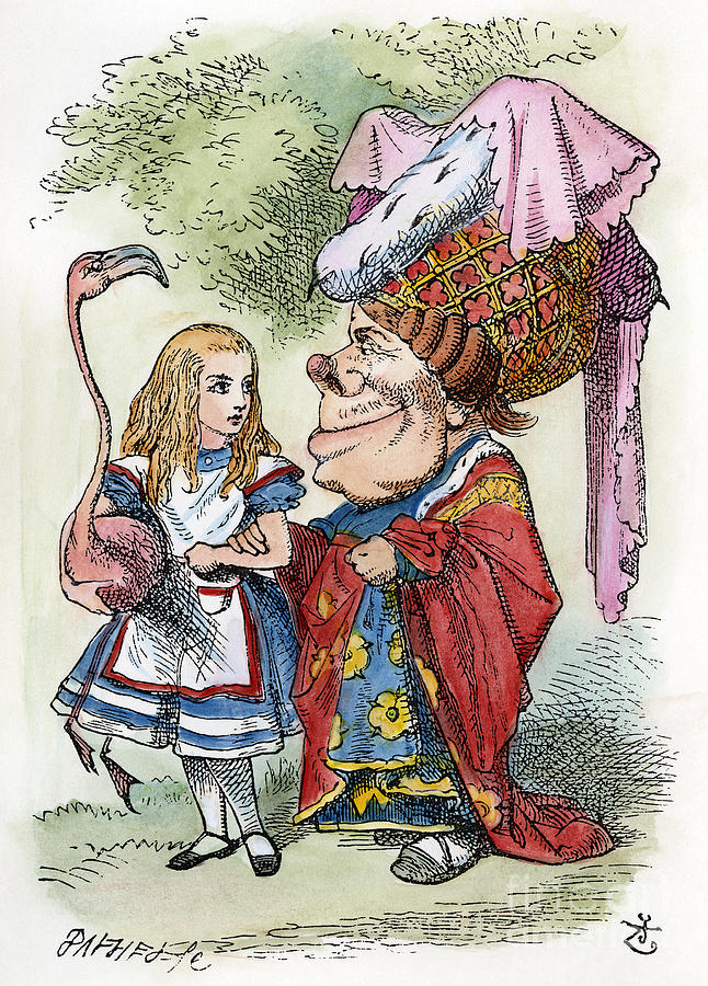 Alice In Wonderland #16 Painting by Granger