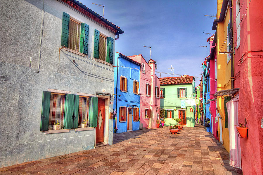Burano Venice Italy #16 Photograph by Paul James Bannerman