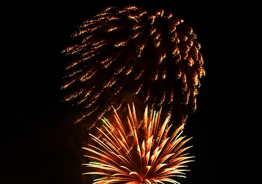 Fireworks #16 Photograph by Donn Ingemie