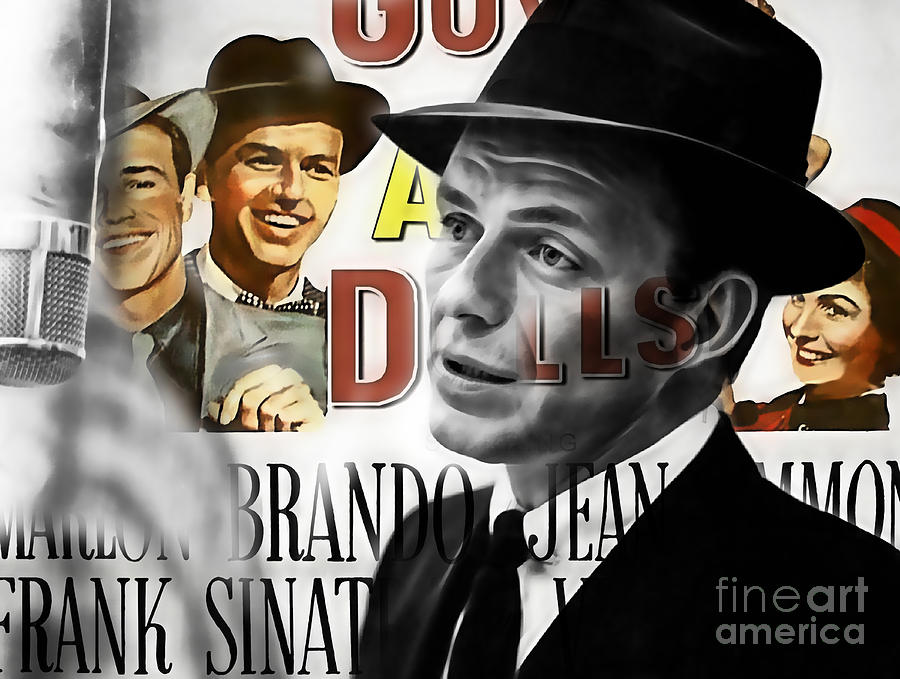 Actor Mixed Media - Frank Sinatra Collection #16 by Marvin Blaine
