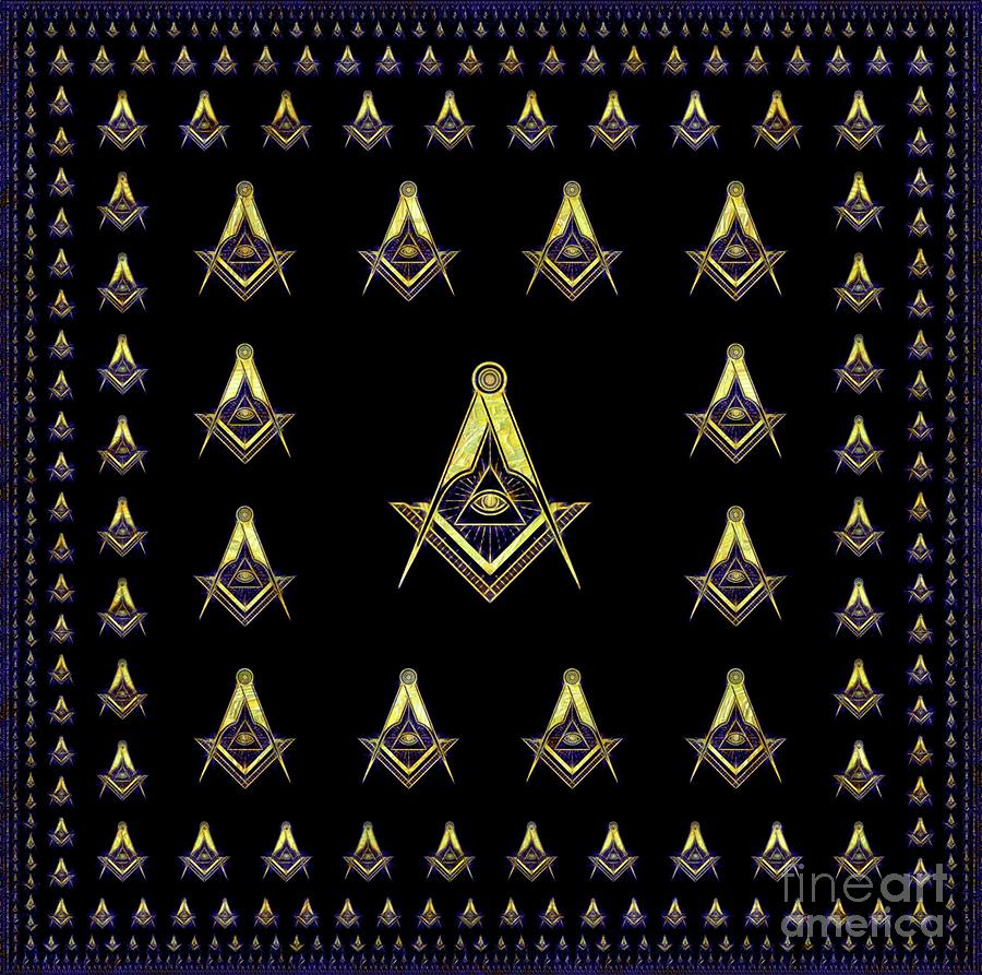 Freemason Symbolism Painting by Esoterica Art Agency - Pixels