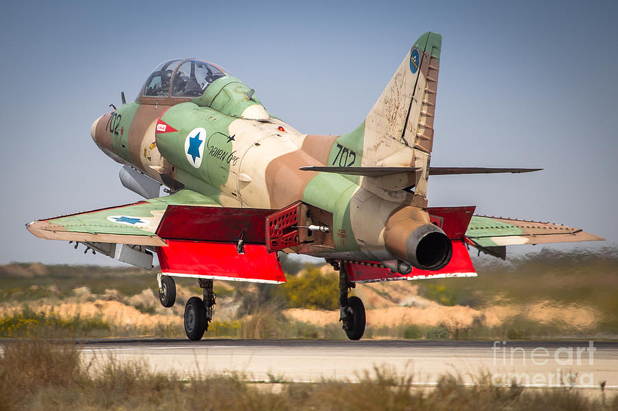 Israel Air Force A-4 skyhawk #16 Photograph by Nir Ben-Yosef