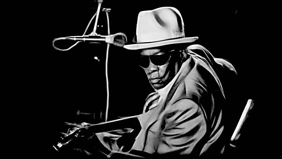John Lee Hooker Collection #16 Mixed Media by Marvin Blaine