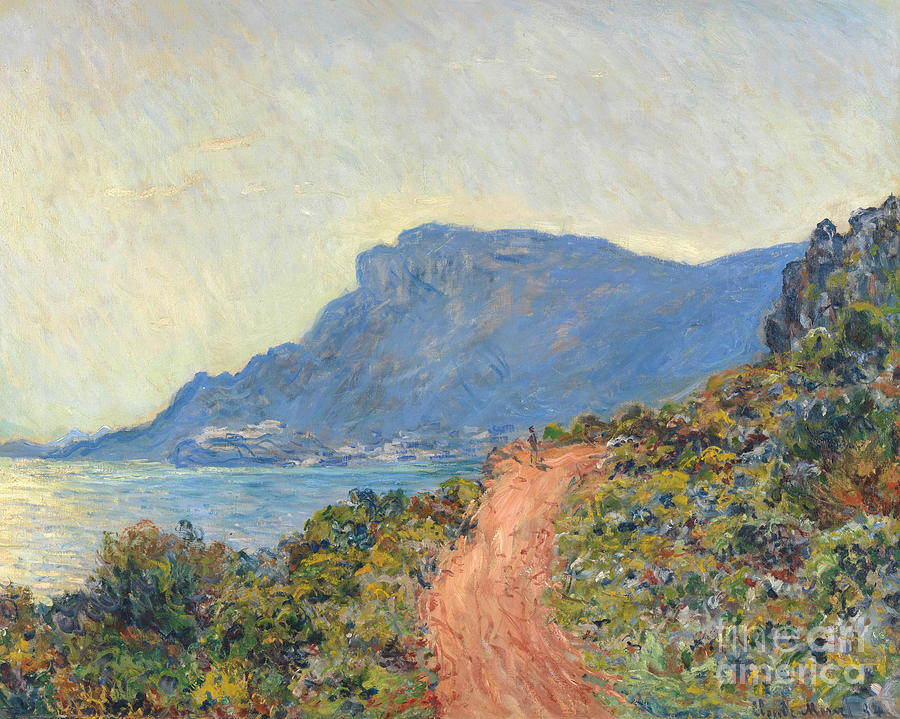 La Corniche near Monaco Painting by Claude Monet