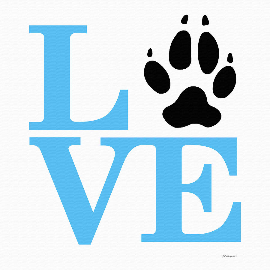 Love Claw Paw Sign #16 Digital Art by Gregory Murray