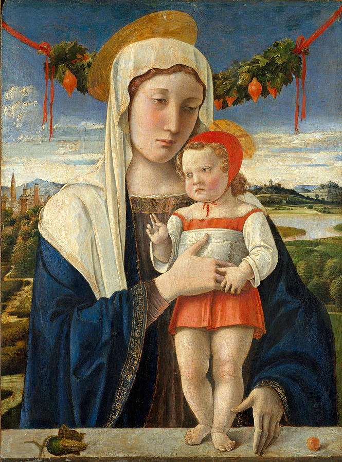 Giovanni Bellini Painting - Madonna and Child #16 by Giovanni Bellini