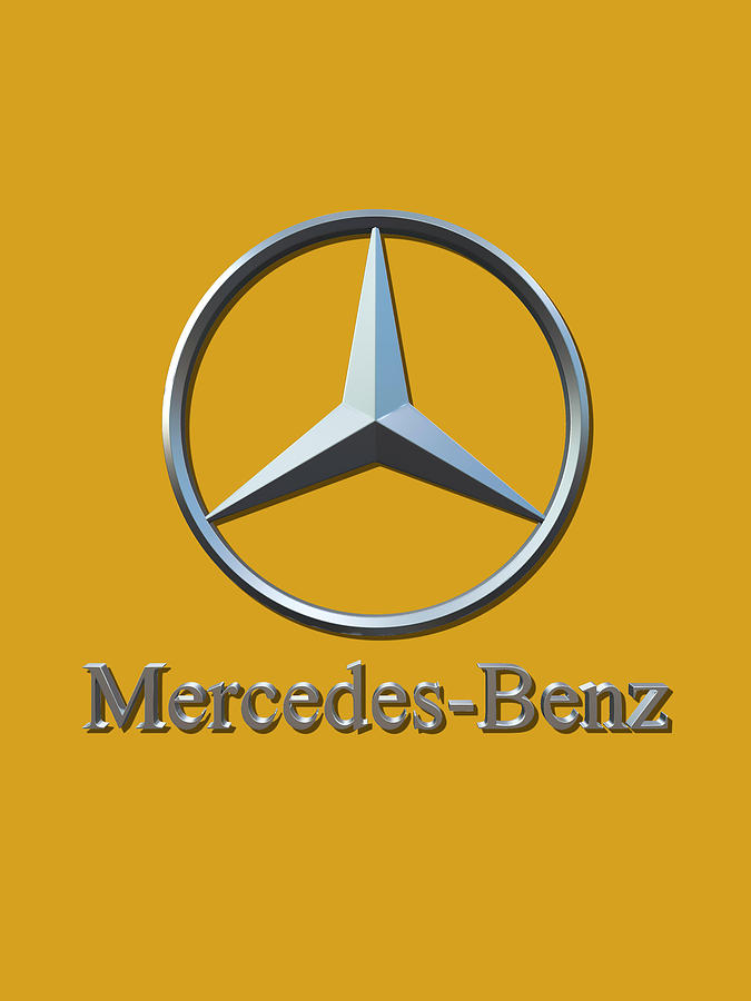 Mercedes Logo Digital Art by Linda Camper