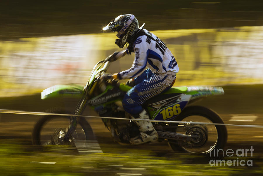 Summer Photograph - Motocross #16 by Ang El