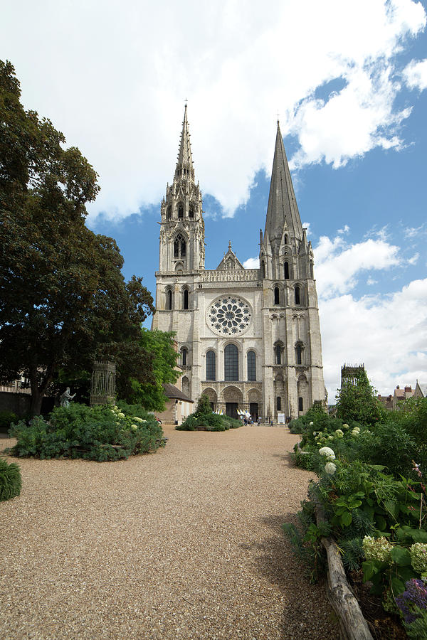 Notre Dame de Chartes Cathedral #16 Digital Art by Carol Ailles