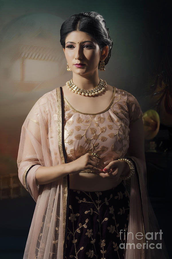 Portrait of Indian Lady #16 Photograph by Kiran Joshi