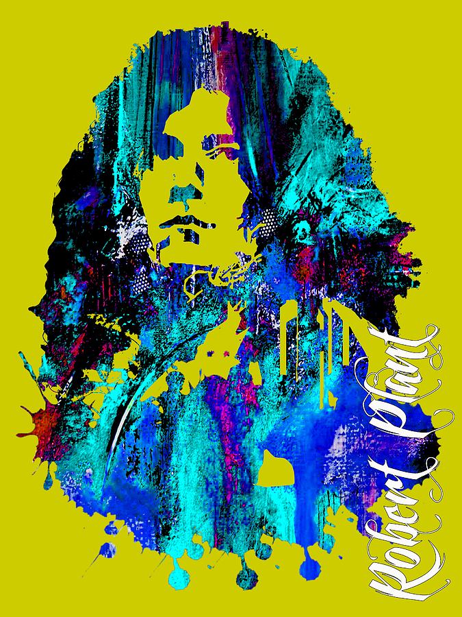 Robert Plant Collection #14 Mixed Media by Marvin Blaine