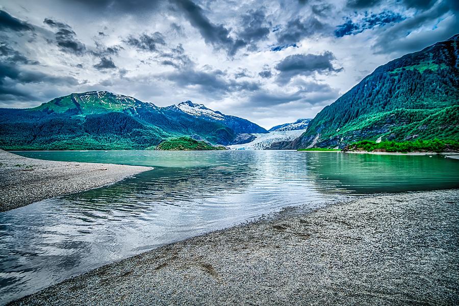 Scenery Around Mendenhall Glacier Park In Juneau Alaska #16 Photograph by Alex Grichenko