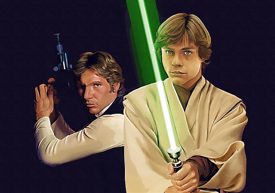 Star Wars Galactic Heroes Poster Digital Art by Larry Jones | Fine Art ...