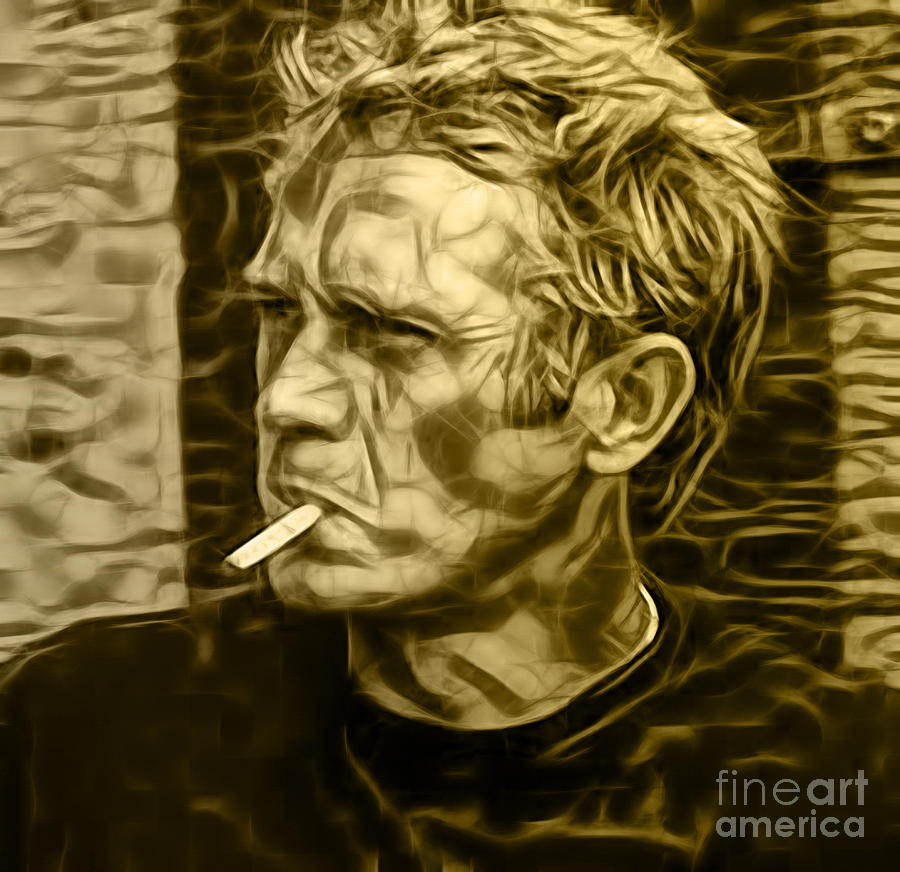 Steve McQueen Collection #16 Mixed Media by Marvin Blaine