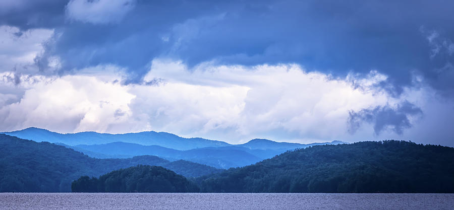 Stormy Landscape Over Lake Jocassee South Carolina #16 Photograph by Alex Grichenko