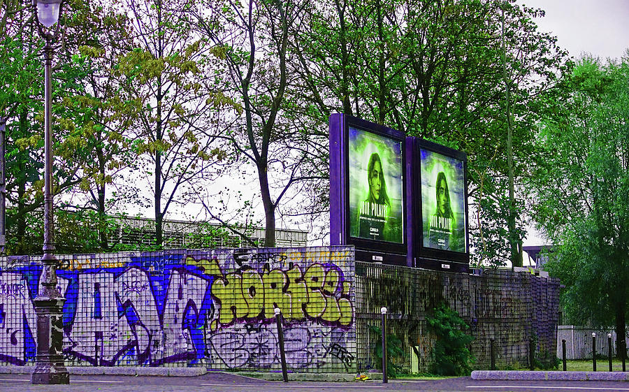 Street Art In The La Villette Area Of Paris, France #16 Photograph by Rick Rosenshein