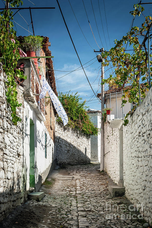 Street In Berat Old Town In Albania Photograph by JM Travel Photography ...