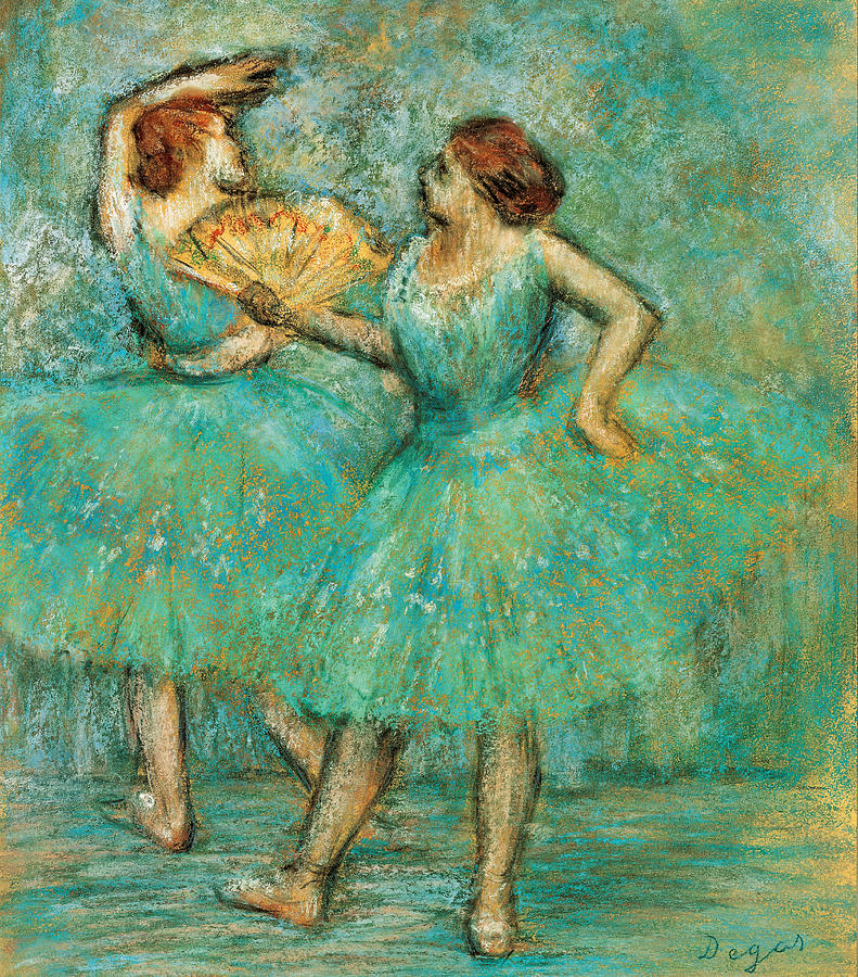 Two Dancers by Edgar Degas.