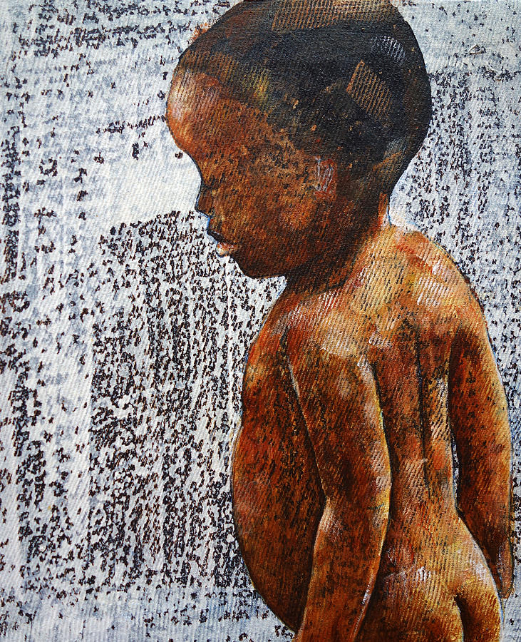 Untitled #16 Painting by Ronex Ahimbisibwe