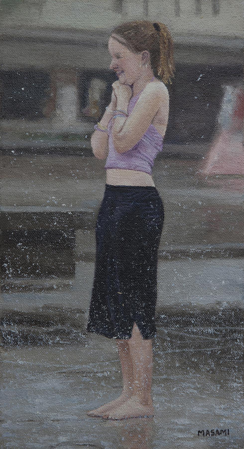 Wet Fun #16 Painting by Masami Iida
