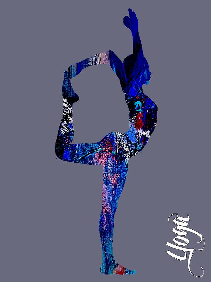 Inspirational Mixed Media - Yoga Collection #16 by Marvin Blaine
