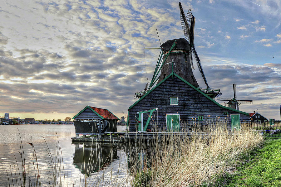 Zaanse Schans Windmills Holland Netherlands #16 Photograph by Paul James Bannerman