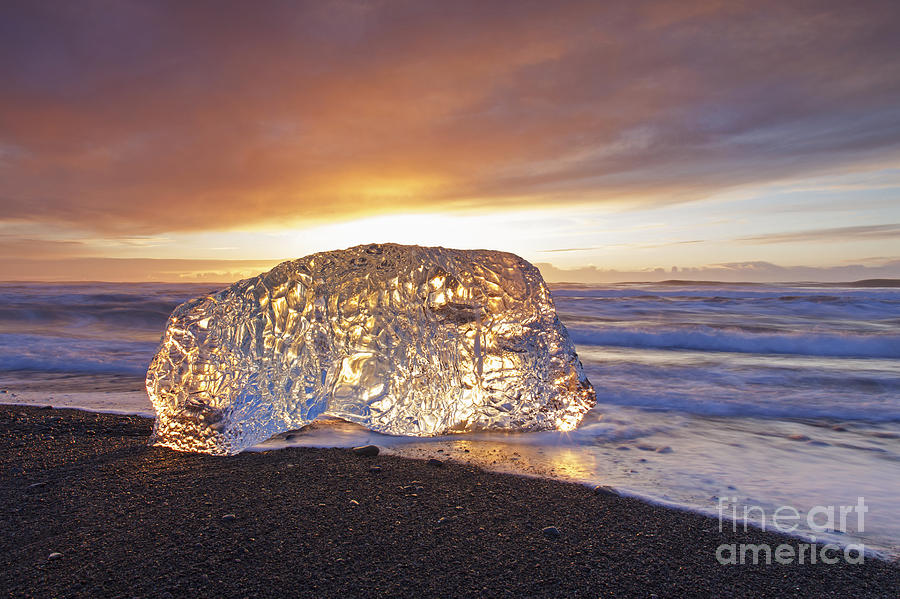 Ice washed ashore Photograph by Arterra Picture Library