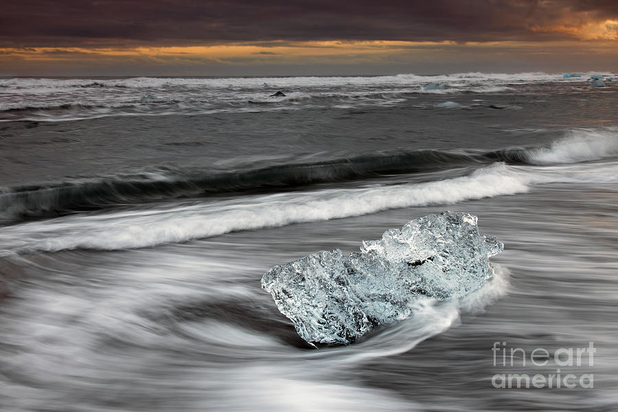 Melting Ice on Beach Photograph by Arterra Picture Library