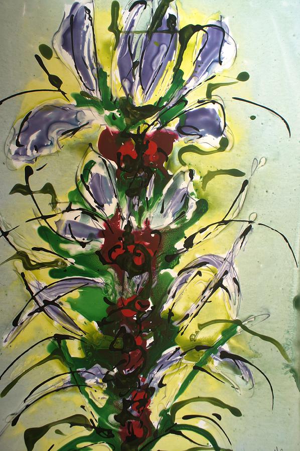 The Divine Flowers #161 Painting by Baljit Chadha
