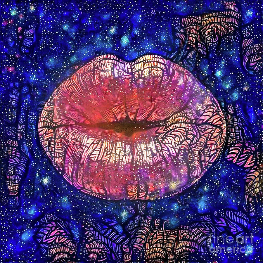 Kissing Lips #165 Digital Art by Amy Cicconi