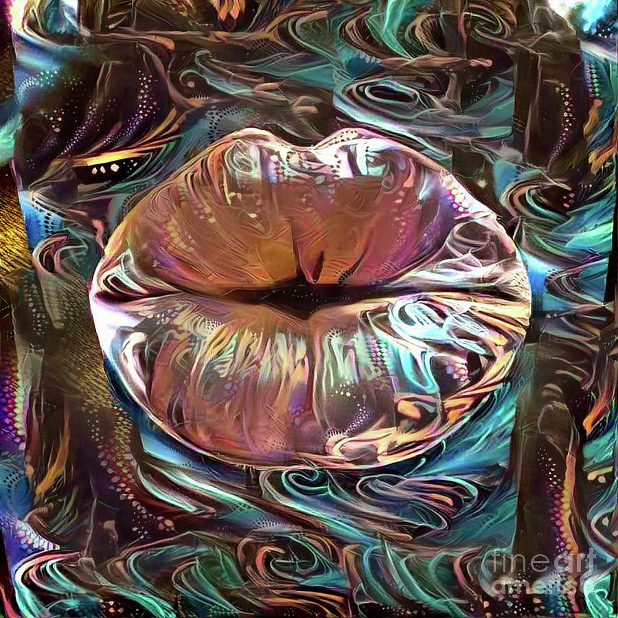 Kissing Lips #166 Digital Art by Amy Cicconi