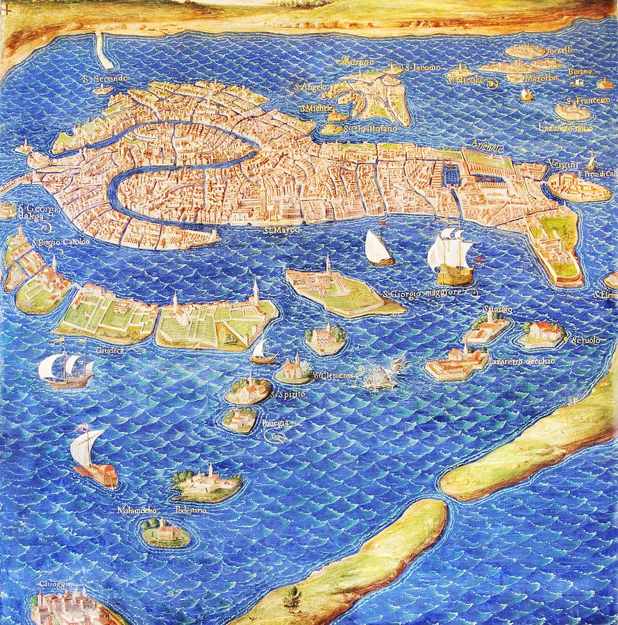 16th-century-map-of-venice-photograph-by-sheila-terry-pixels