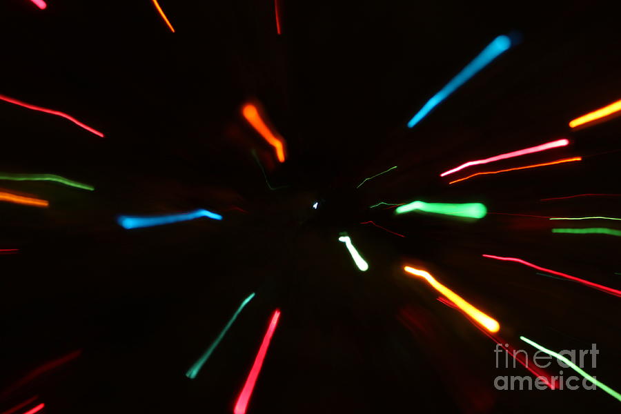 Abstract Motion Lights #18 Photograph by Henrik Lehnerer