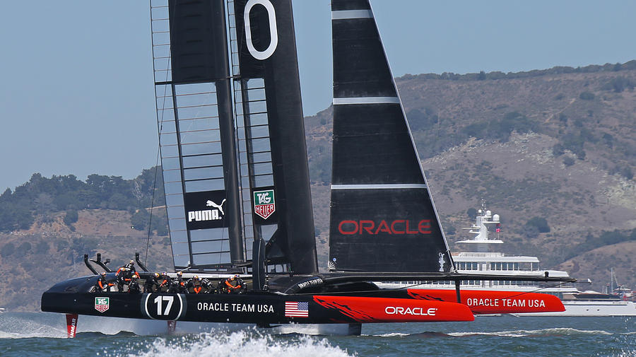 San Francisco Photograph - Oracle Americas Cup Winner #9 by Steven Lapkin