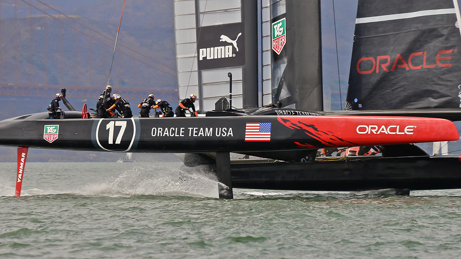 Americas Cup San Francisco - Use discount code SGVVMT at check out Photograph by Steven Lapkin