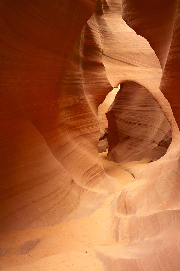 Antelope canyon texture Photograph by Sinitar Photo - Fine Art America